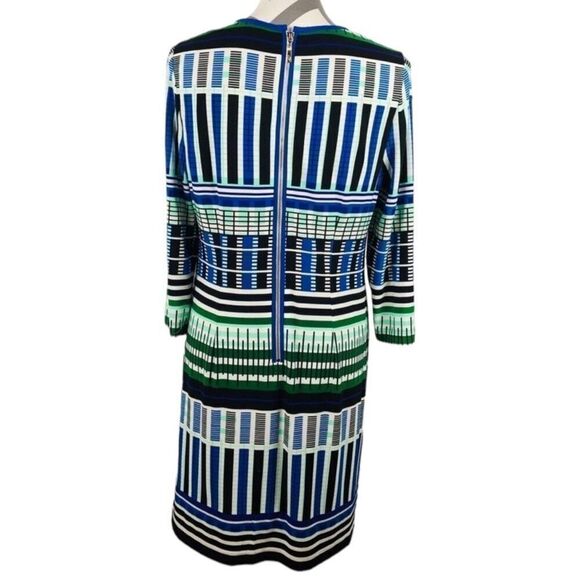 Eliza J Blue & Green Shift Dress size 8 Blue Green - Picture 2 of 6